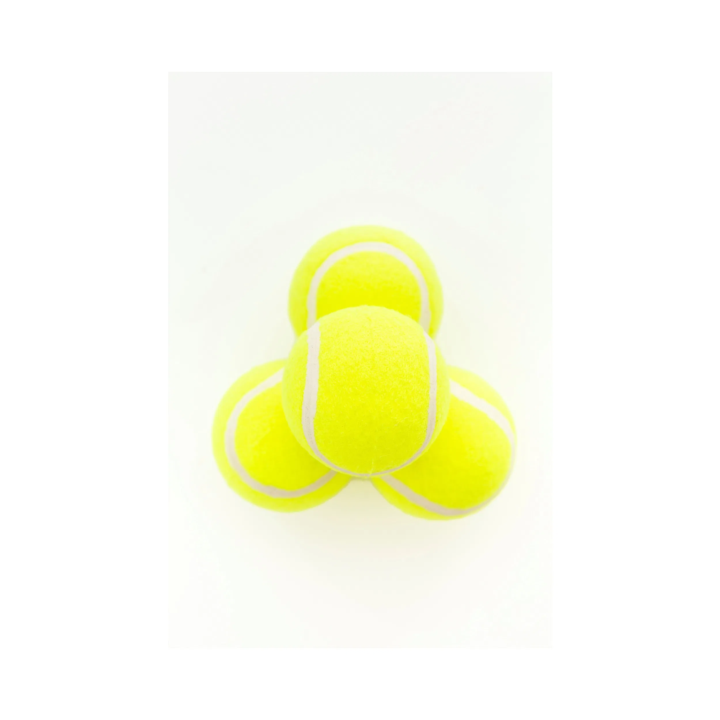 Soft Plush Squeaky Pet Tennis Balls Toy for Gentle Chewerscat Toys