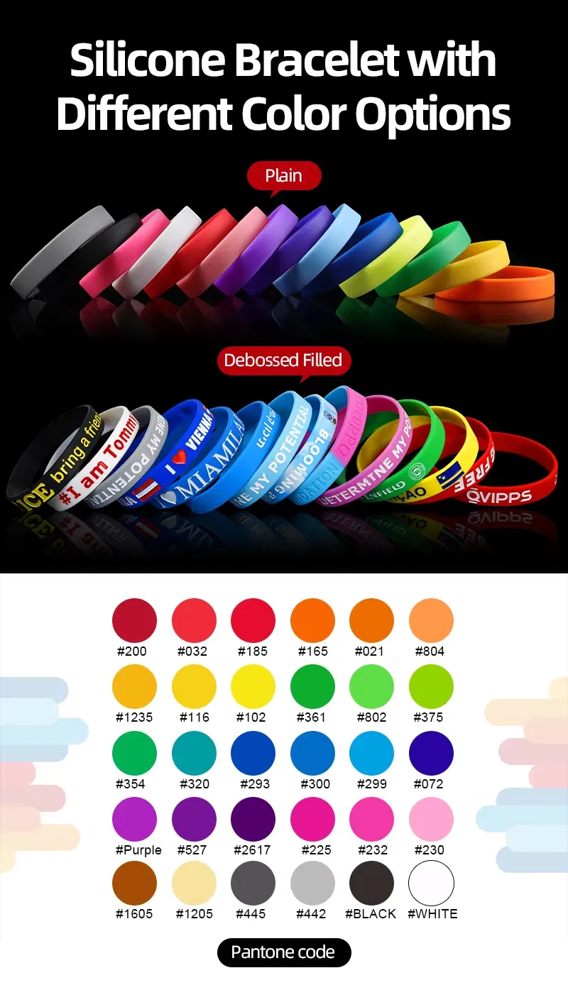 Silicone Wristband Sample 6