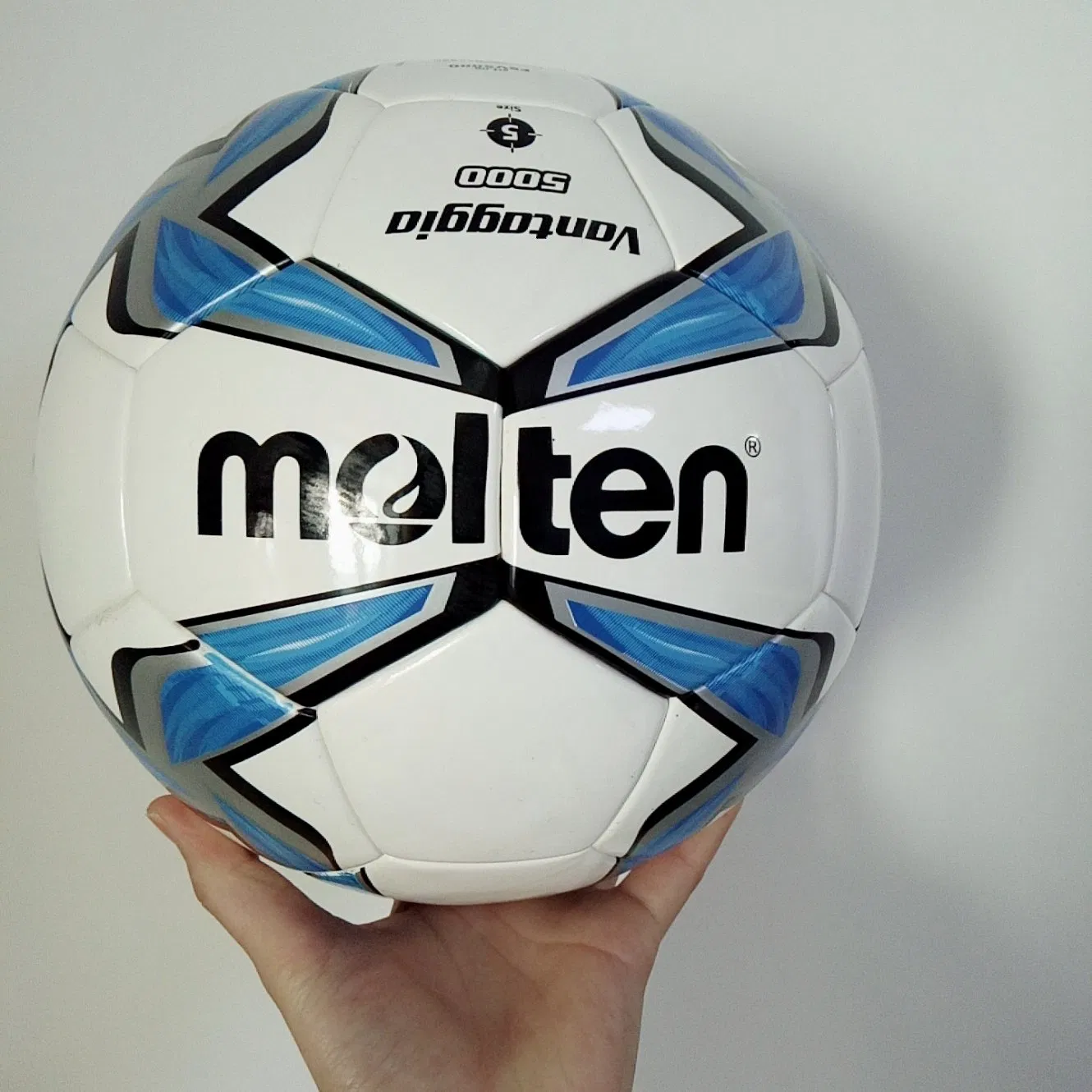 High Quality Molten 5000 Shiny TPU Laminated Training Soccer Ball Futbol