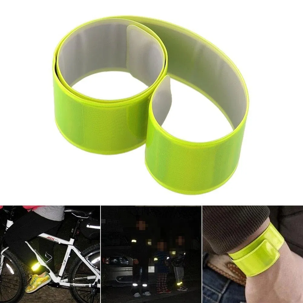 Wristband Reflective Slap Band for Sports Safety Running Multi-Color Bracelet Strap