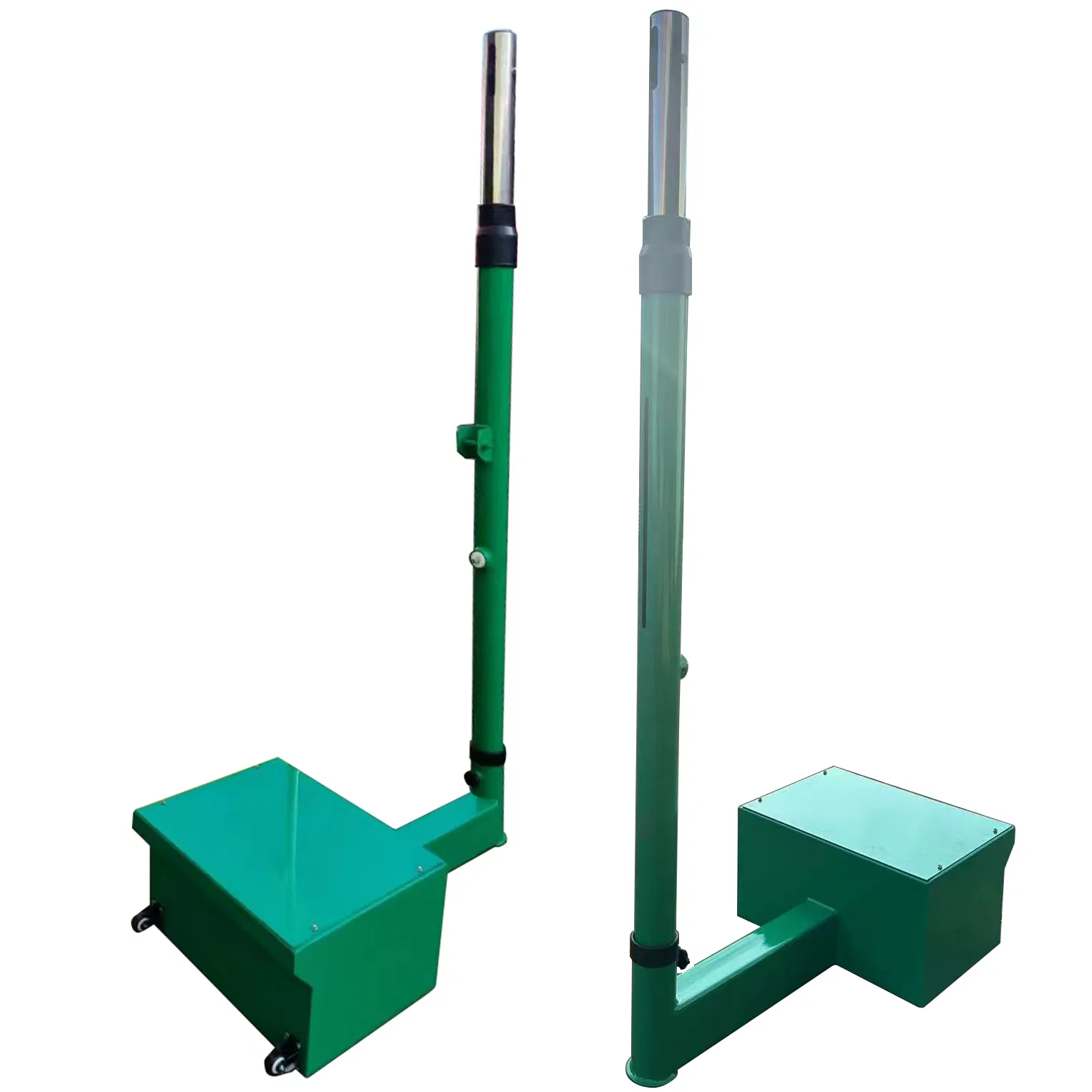 Height Adjustable and Movable Volleyball Poles
