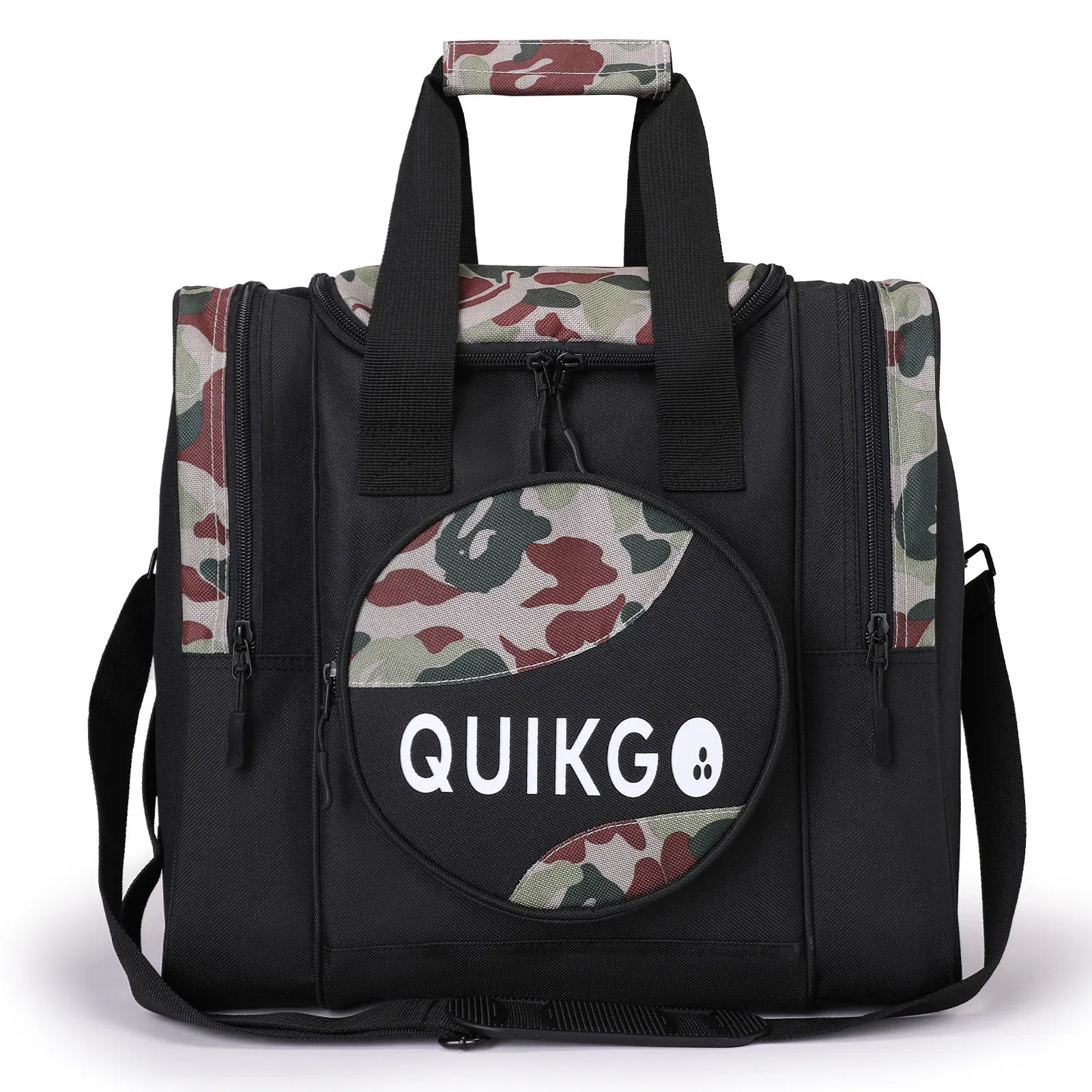 Custom Logo Bowling Ball Bag for Single Ball Tote Bowling Bag with Padded Ball Holder All Bowling Gear in One Bag