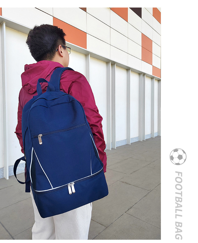 Custom Design Fitness Team Basketball Bag Backpack Soccer Casual Sports Backpacks with Ball Compartment Shoes Bag Sports Gym Bag