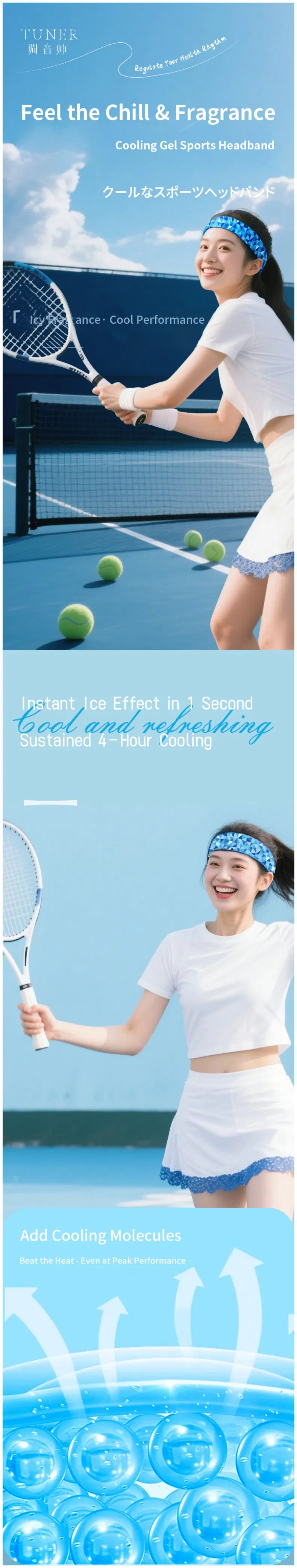 Cooling Headband Detail 1