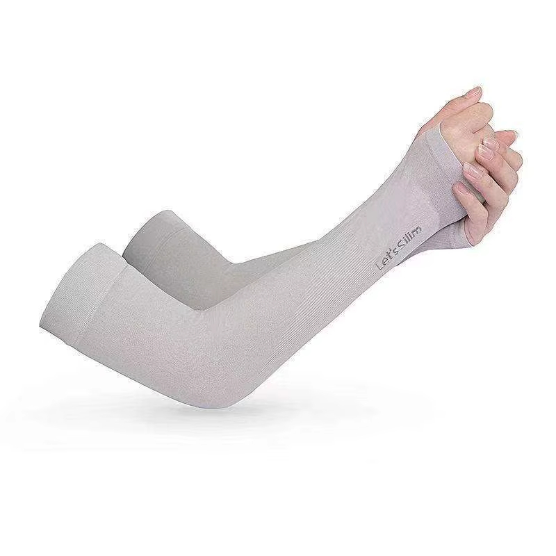 UV Protection Hand Protector Cover Arm Sleeves Ice Silk Sunscreen Women Outdoor Sports Half Finger Sleeves
