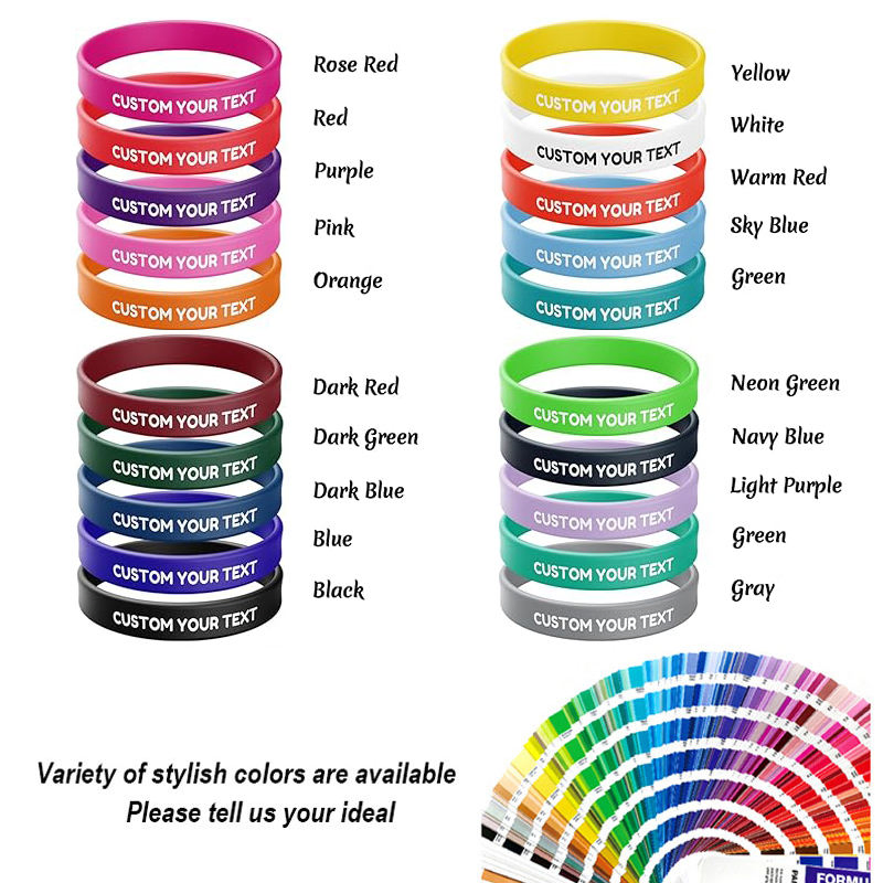 Wholesale Personalized Gifts Custom Rubber Silicone Sport Jewelry Embossed Wristband Mens Wrist Band Bracelet with Logo
