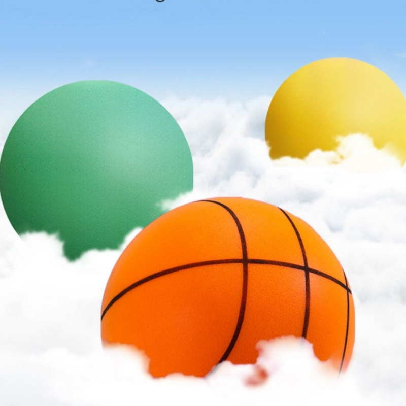 Children Adult Quiet Patting Balls PU Foam Indoor Silent Basketball Mute Ball