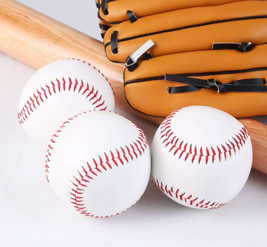 Customized Logo 9" Leather College Official Professional Training Game Baseball