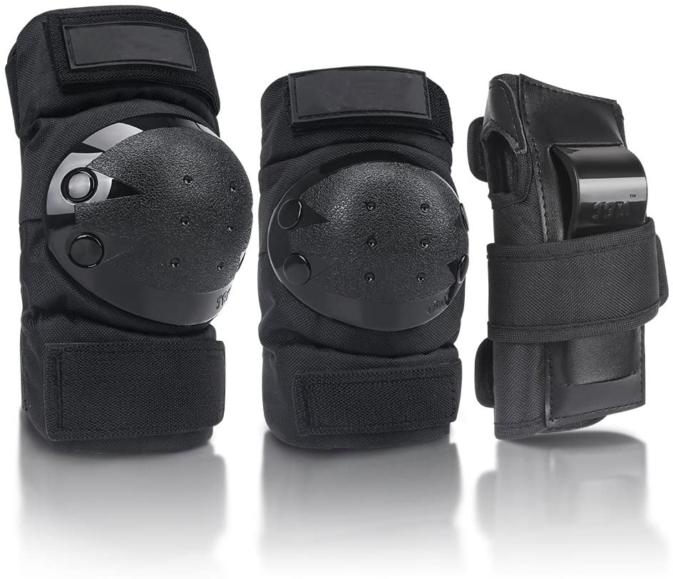 6-Piece Ski Skating Roller Skateboard Sports Balance Skater Riding Knee Pads