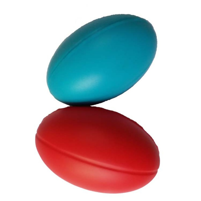 Hot Sale Custom Logo Printed PU Foam Toy Rugby Ball Stress Ball