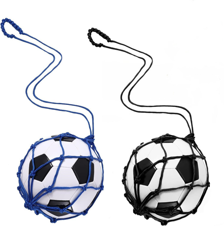 Football Kick Trainer, Soccer Ball Return Trainer Net Fits Ball Size 3, 4, 5, Adjustable Waist Belt