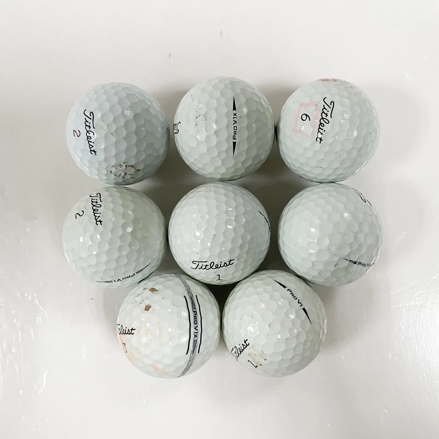 Professional Golf Tournament Printed Ball Used Golf Balls for Practice