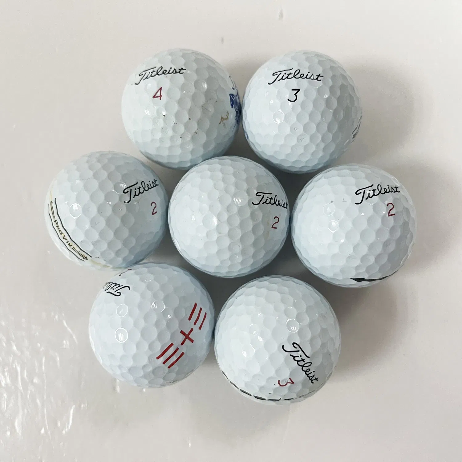 Wholesale Custom Golf Tournament Ball Used 2 3 4 Pieces Durable Urethane Golf Ball