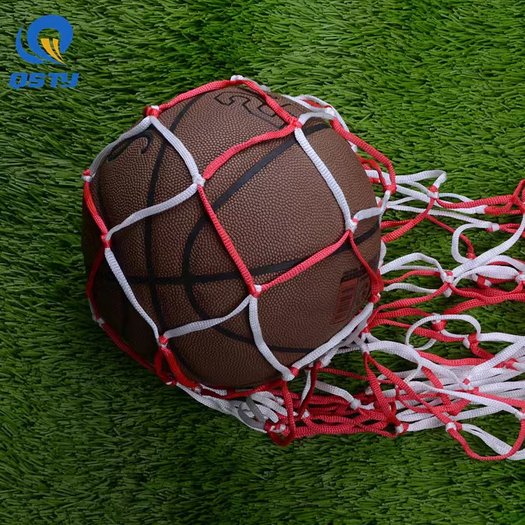 Basketball Net Bag Volleyball Football Sports Carry Bag Durable Single Ball Carrier Polyester Ball Mesh Bag