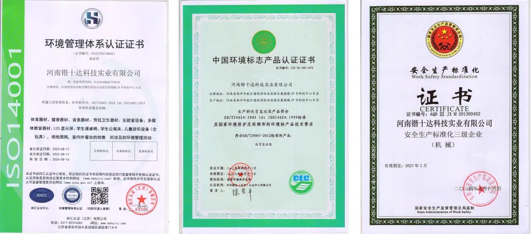 Quality Certifications