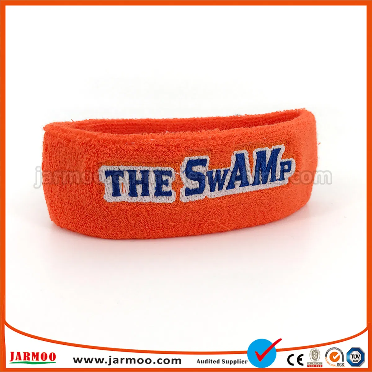 Customized Cotton Embroidery Headband for Sports Event