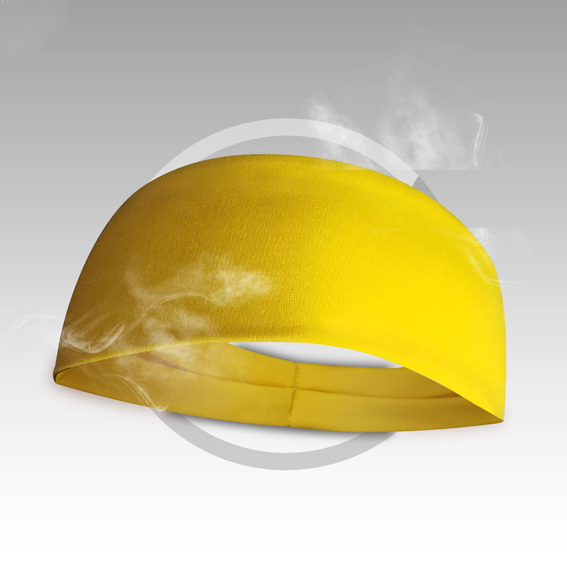 Solid Color Head Wraps Sports Fitness Hairbands Unisex Men Women Stretch Knitted Yoga Headband Elastic Hair Bands