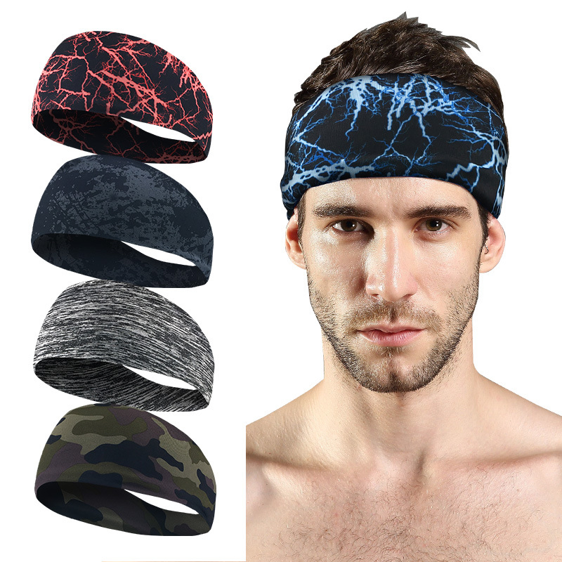 Customizable Sports Headband for Men - Perfect for Running, Yoga, and Basketball