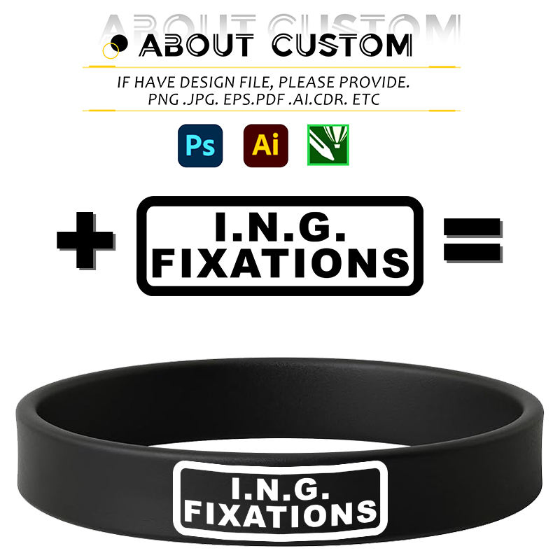 Wholesale Personalized Gifts Custom Rubber Silicone Sport Jewelry Embossed Wristband Mens Wrist Band Bracelet with Logo