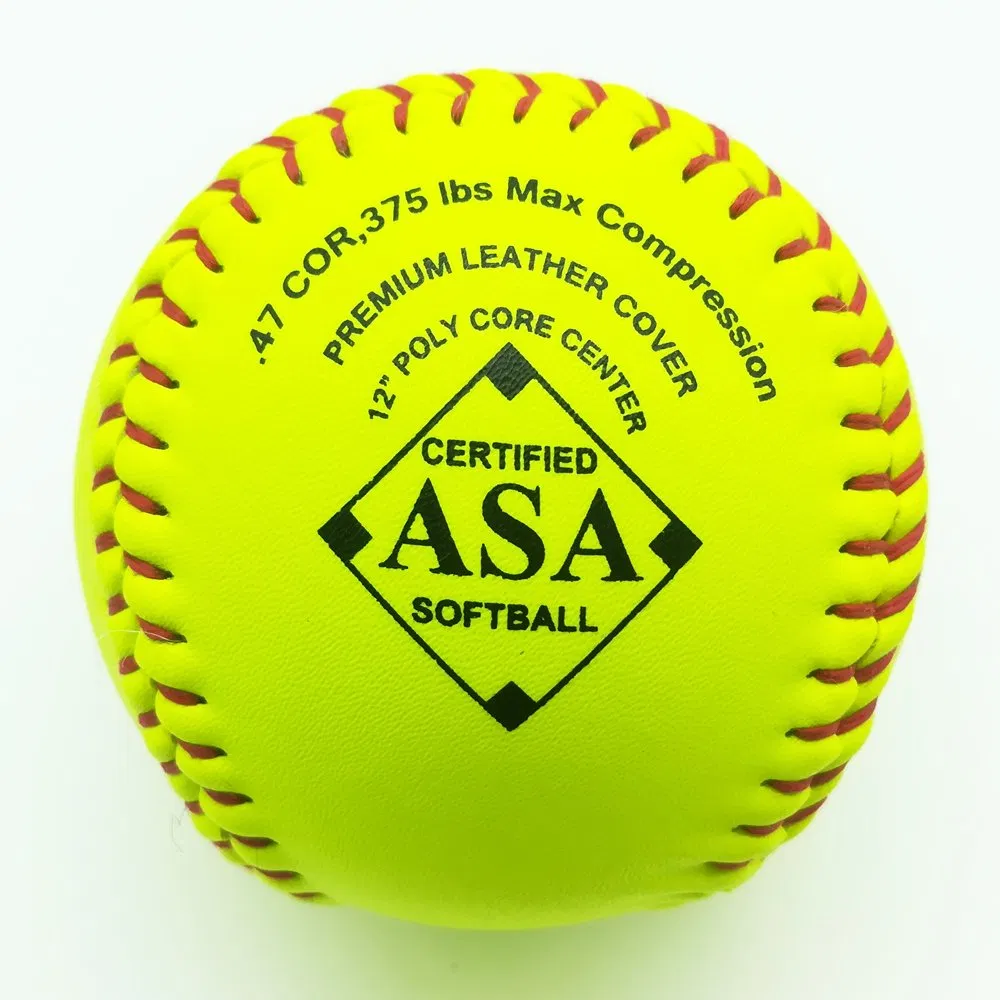 Stock Ready 12 Inches High Compression Controlled Cork Core S300y Softball Weston Pelotas De Softbol