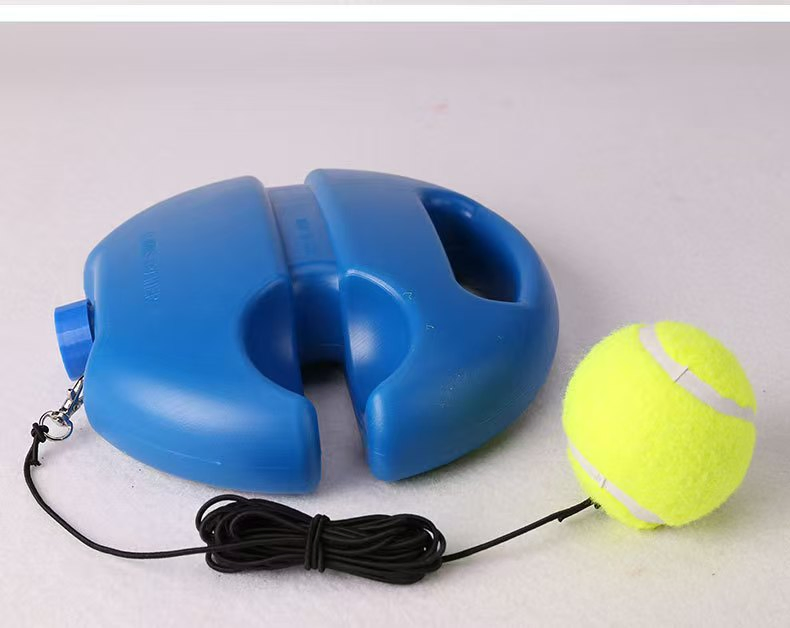 Hot Sale Tennis Balls Set with Base Single Training