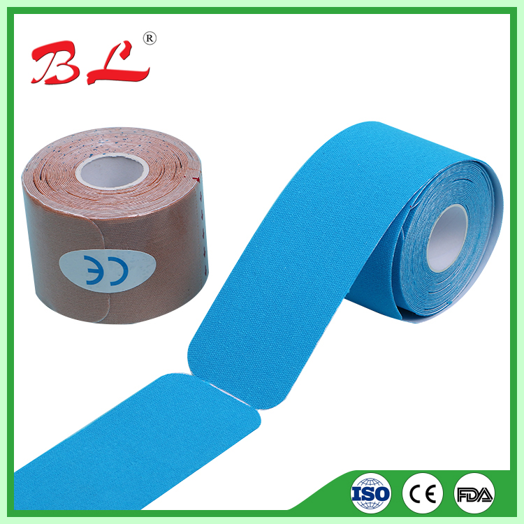 Wholesale Colored Sports Self Cohesive Bandage Hook Grips Elastic Thumb Weightlifting Tape -F