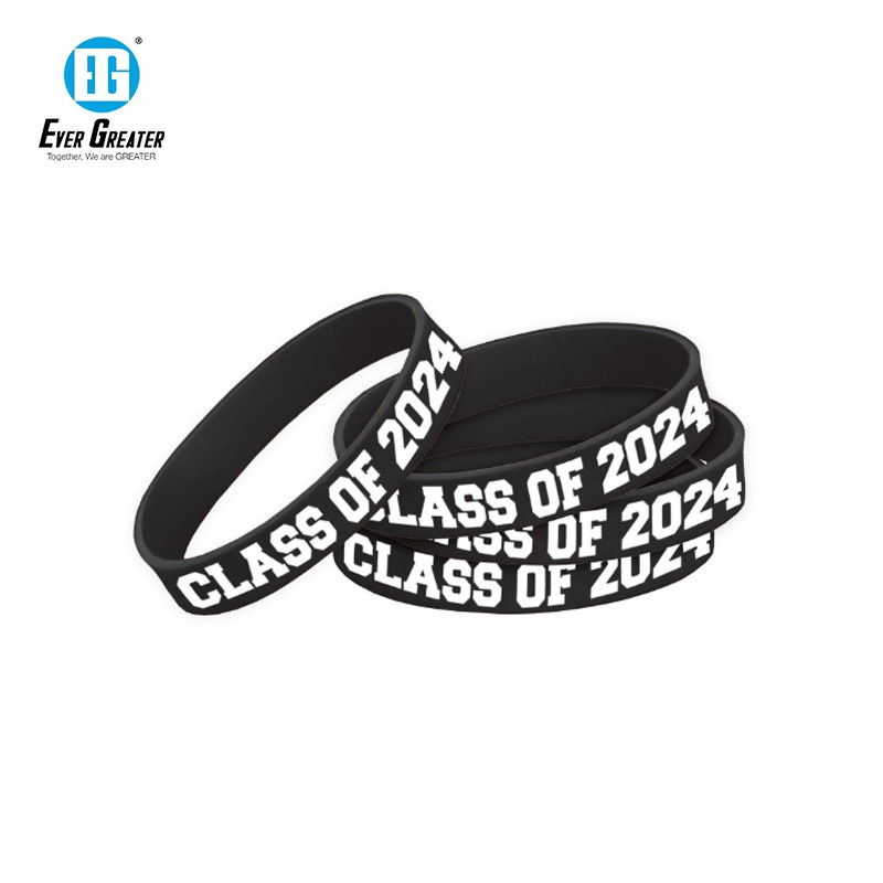 Custom Wholesale Waterproof Silicone Sports Wristband Personalized Fashion PVC Rubber Wristband