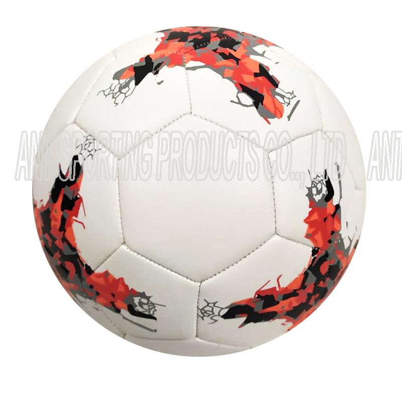 Promotional Soccer Ball Machine Stitched Football PU Leather Material Soccer Ball