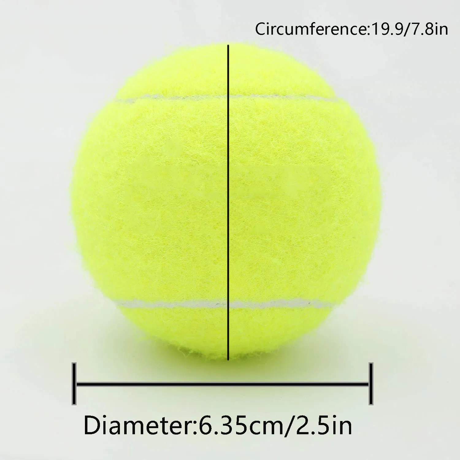 2024 Hot Selling Tennis Ball Made of Chemical Material in Wholesale Price
