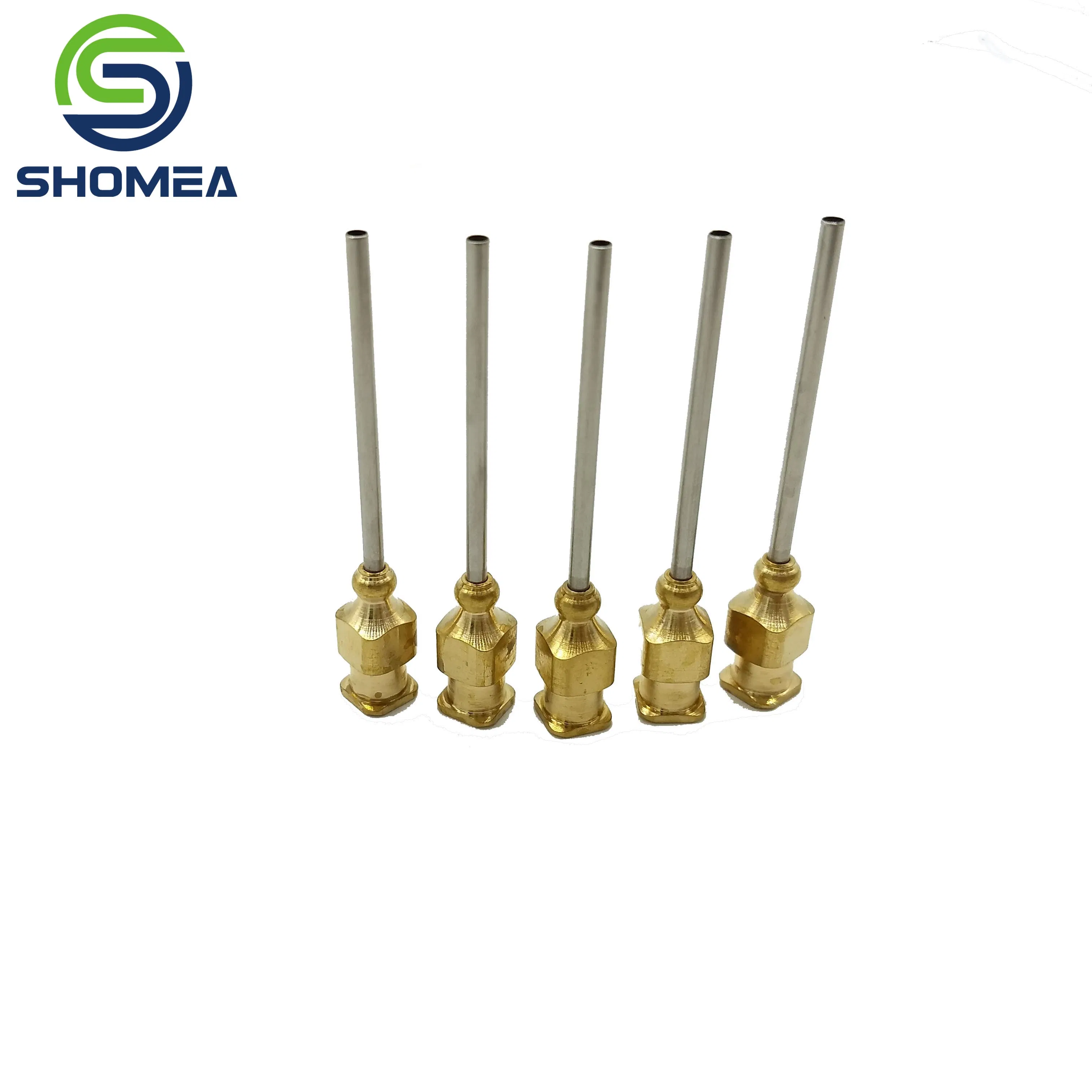 Shomea Customized Stainless Steel Air Pump Needle for Balls with Brass Base