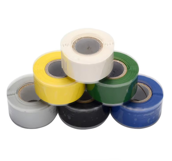 Flame-Retardant Silicone Self-Fusing Tape for Plumbing, Hose Repair Tape, Stop Leak, Wiring Harness, Cable Repair, Sports Tools Grip