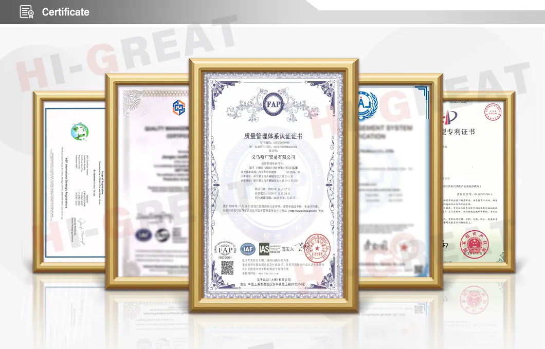 Certificates