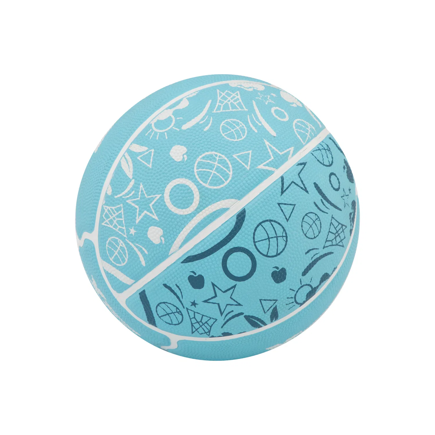 Outdoor Performance Rubber Basketball Custom Wholesale for Adults and Children's Entertainment