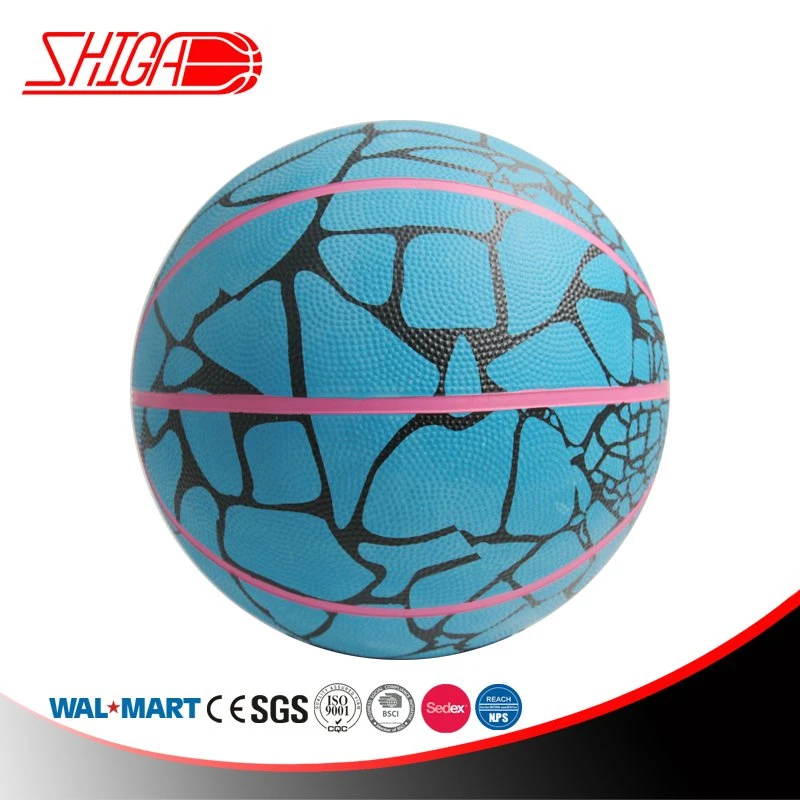 Factory Customized Size 1-6 Rubber Basketball