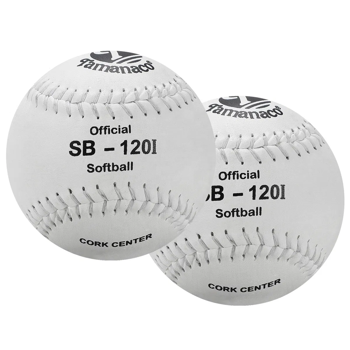 12" White PVC Leather Tamanaco Sb-120I Wholesale Official Professional Standard Bolas De Softball Pelotas Tamanaco Sb-120