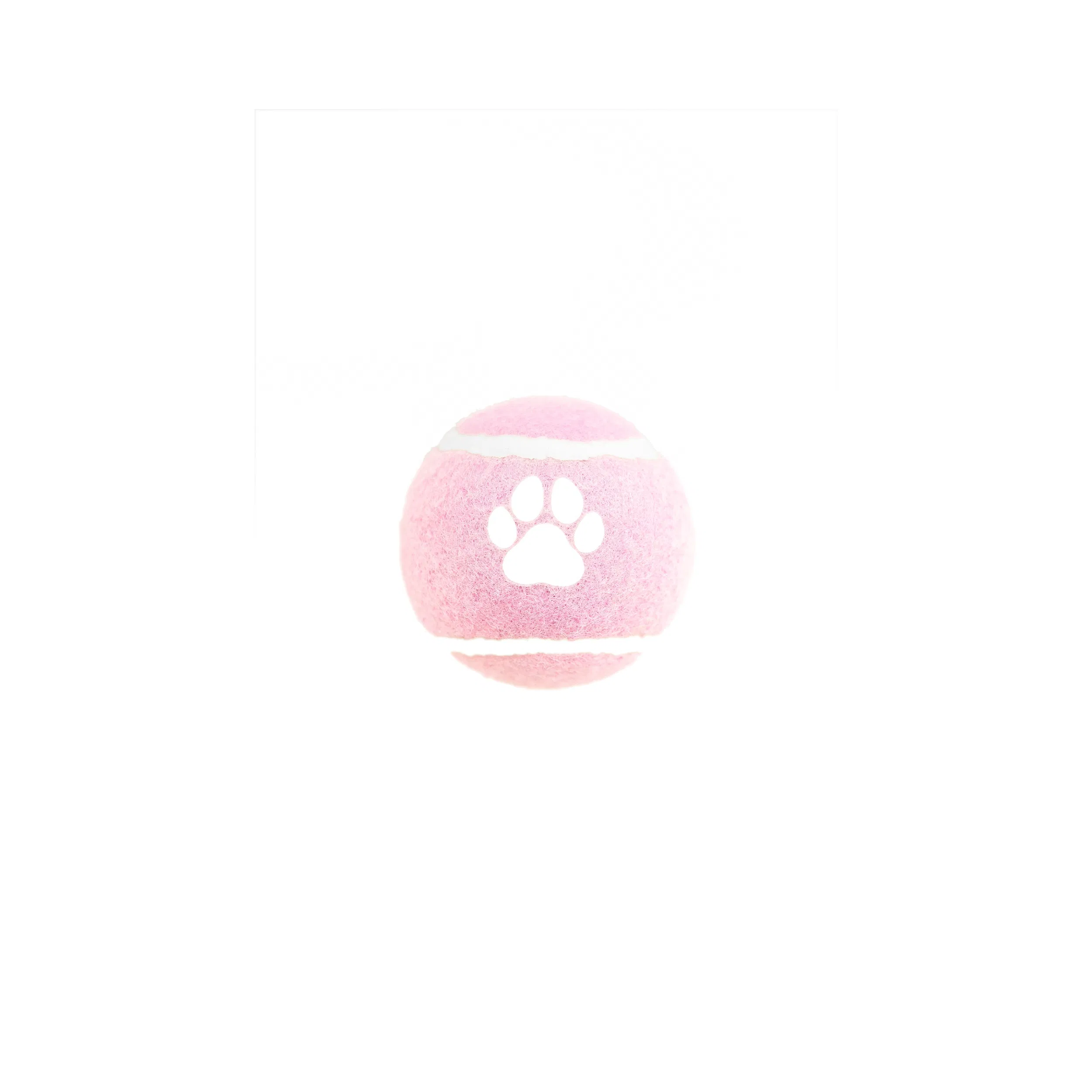 Custom Logo Eco-Friendly Throwing Chew Rubber Squeaky Pet Interactive Movement Toys for Dogs Biting Tennis Balls Dog Toy Ball