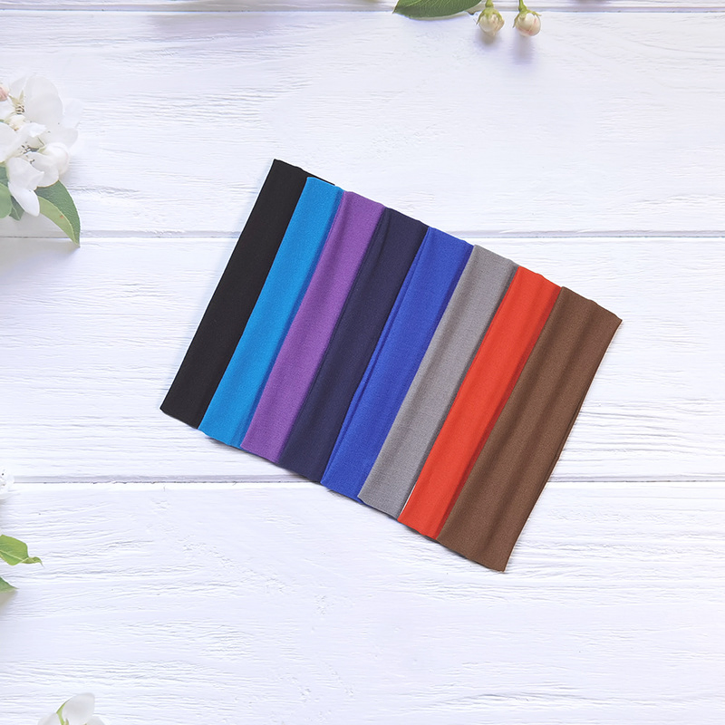 Women Nylon Sports Headband for Fitness Yoga Outdoor Athletic Activities Sweat-Wicking Headband