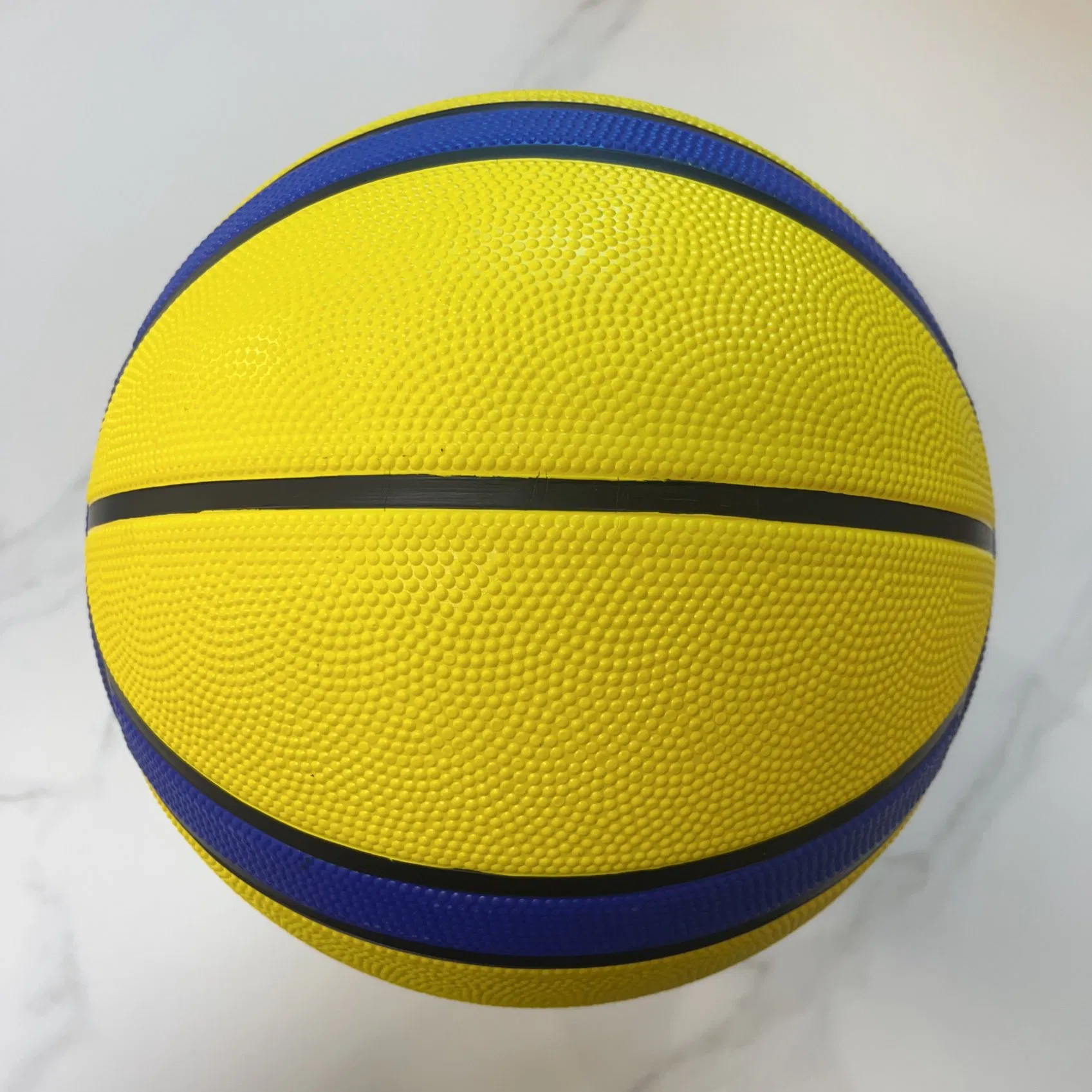 Blue&Yellow Size 7 Multi-Purpose Factory Direct Sales Basketball for School Team Training