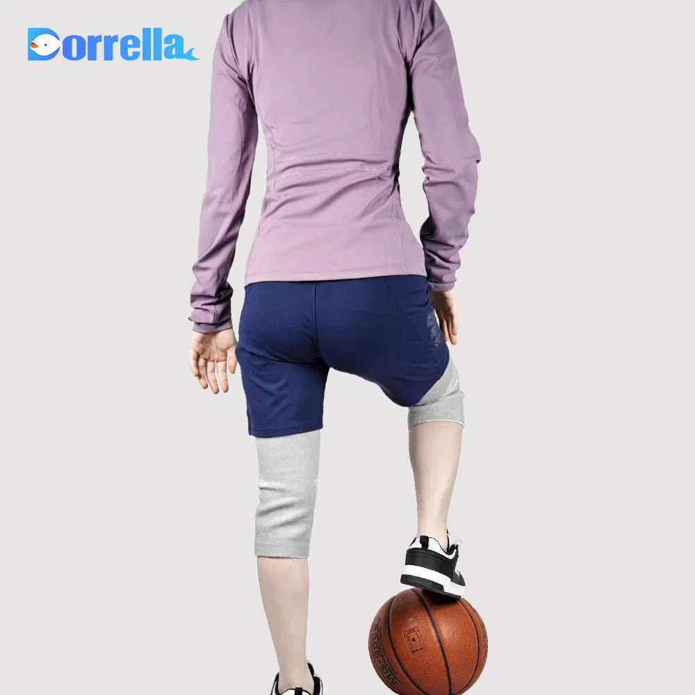 White Basketball Knee Pads Sports Basketball Knee Compression Sleeve