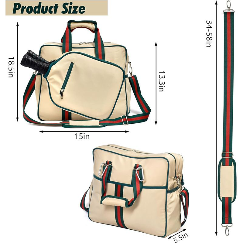 Portable Sports Pickle Ball Bag Professional Outdoor Pickleball Paddle Bag for Men Women