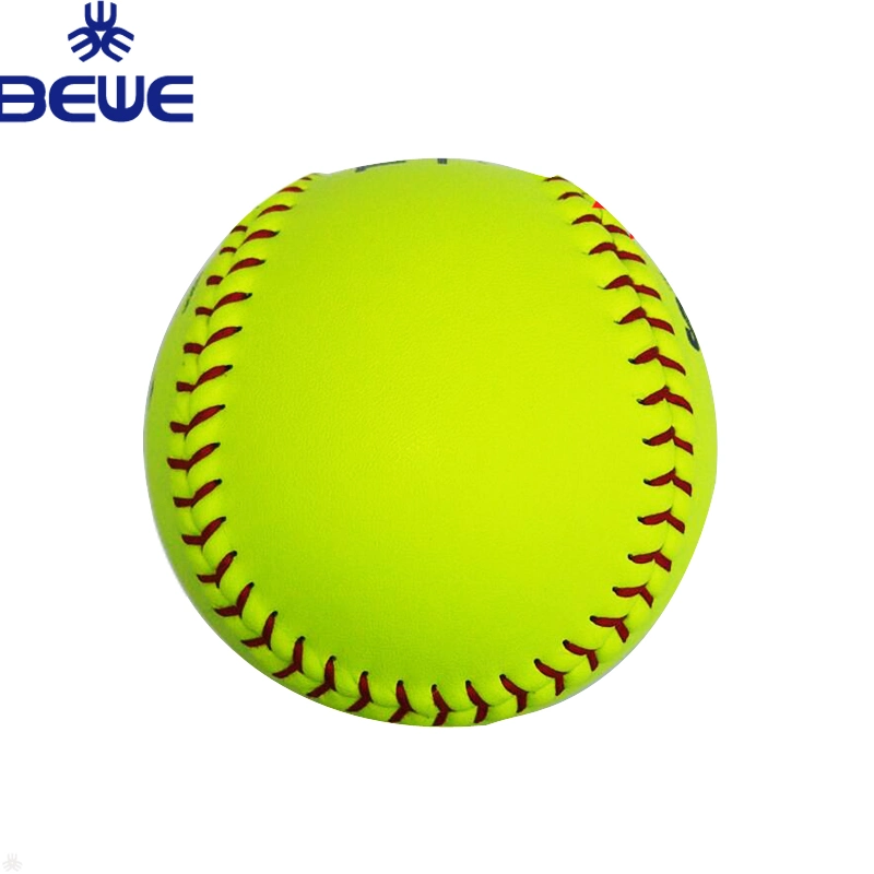 Custom Printing Eco PVC Leather 12 Inch Softball Ball