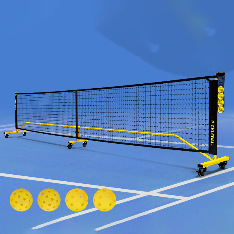 22 FT Portable Pickleball Net with Ball Collector Carry Bag