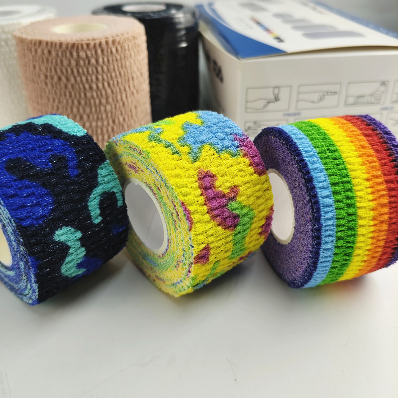 Sports Safety Finger Grip Tape Eab Bandage Adhesive Stretch Athletic Thumb Sport Tape with Light Bandage