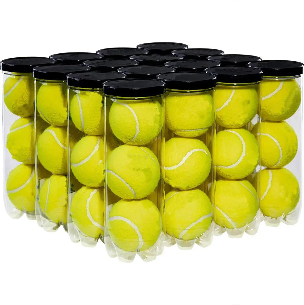 Competition Tennis Balls Multicolor Customizable Durable Sports Rubber Material Special Product