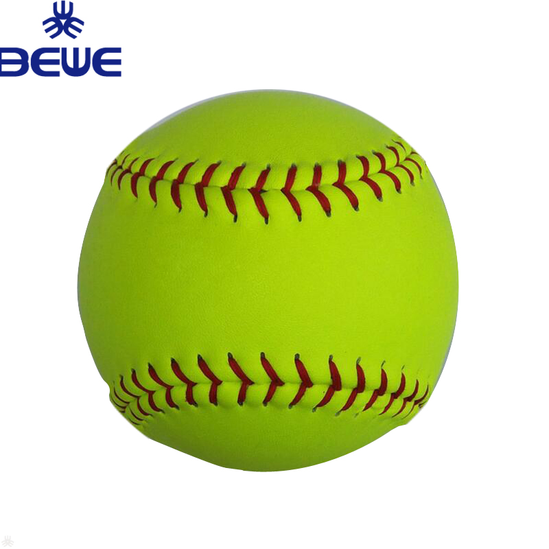 Custom Printing Eco PVC Leather 12 Inch Softball Ball