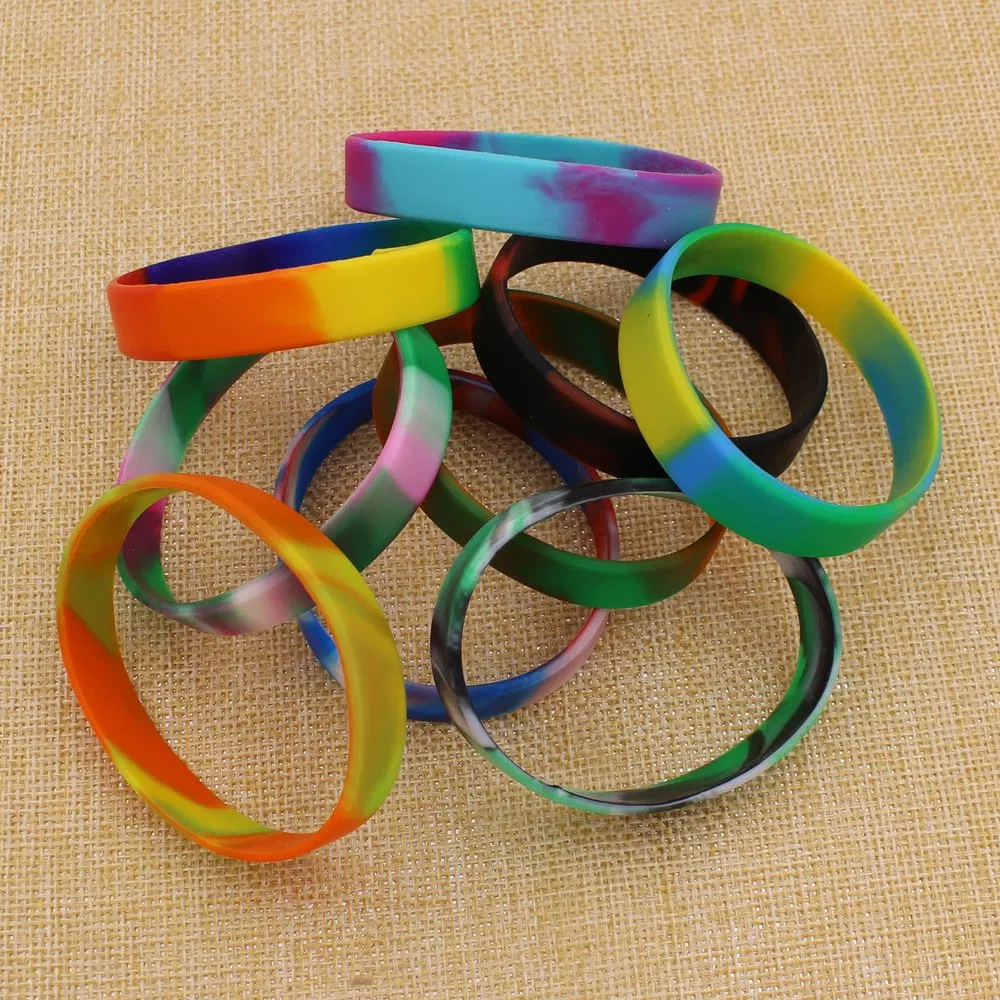 Cheap Factory Custom Colorful Sports Bracelet Promotion Silicone Wristband