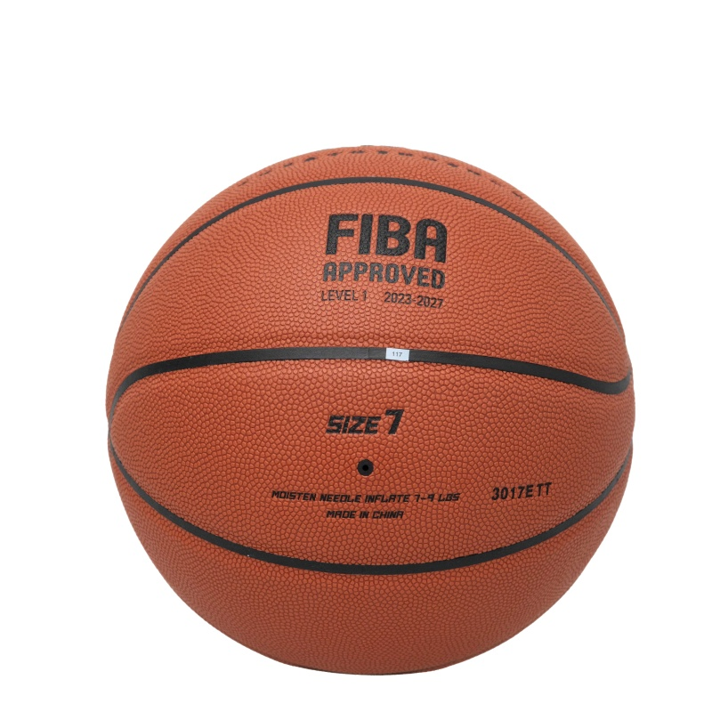 Elite Professional Fiba Standard Basketball with Microfiber Materials for Intensive Competition Sessions