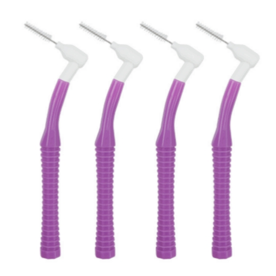 High Performance Micro Fine L Shape Interdental Brush Flexible Ergonomic Oral Hygiene