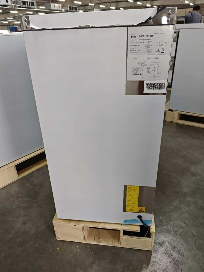 EU Stainless Steel Commercial Kitchen Ventilated Back Bar Counter Cooler with Top Workbench Hc Free Refrigerator Used for Salad/Sandwich/Pizza Display and Stock