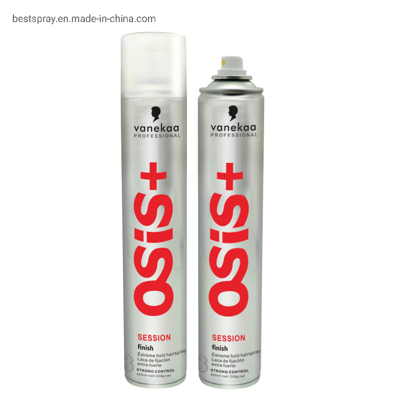 Private Label Fast Dry Professional Strong Hold Hair Styling Spray